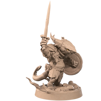 DnD Barbarian - Fighter - Kobold - Miniature - Monsters - Rogue Glimmer  Barbarian - Fighter - Kobold - Miniature - Monsters - Rogue sold by DoubleHitShop