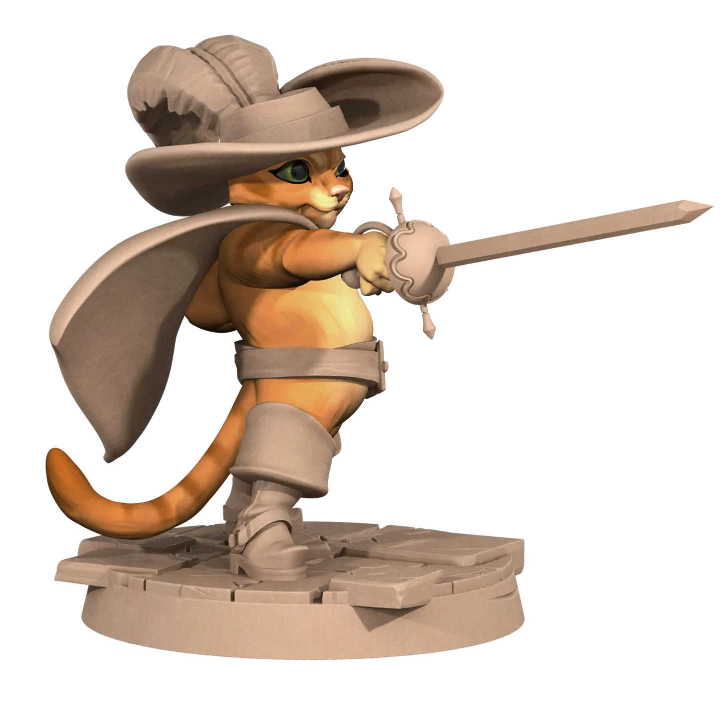 DnD Fighter - Miniature - Ranger - Rogue - Tabaxi Zentaris  Fighter - Miniature - Ranger - Rogue - Tabaxi sold by DoubleHitShop