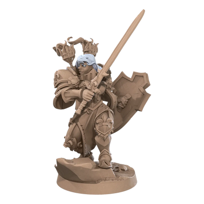 DnD Battle Sisters - Fighter - Human - Miniature - Paladin Cassandra 04 Battle Sisters - Fighter - Human - Miniature - Paladin sold by DoubleHitShop