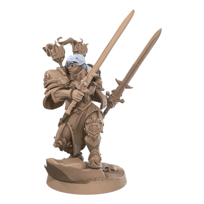 DnD Battle Sisters - Fighter - Human - Miniature - Paladin Cassandra 02 Battle Sisters - Fighter - Human - Miniature - Paladin sold by DoubleHitShop