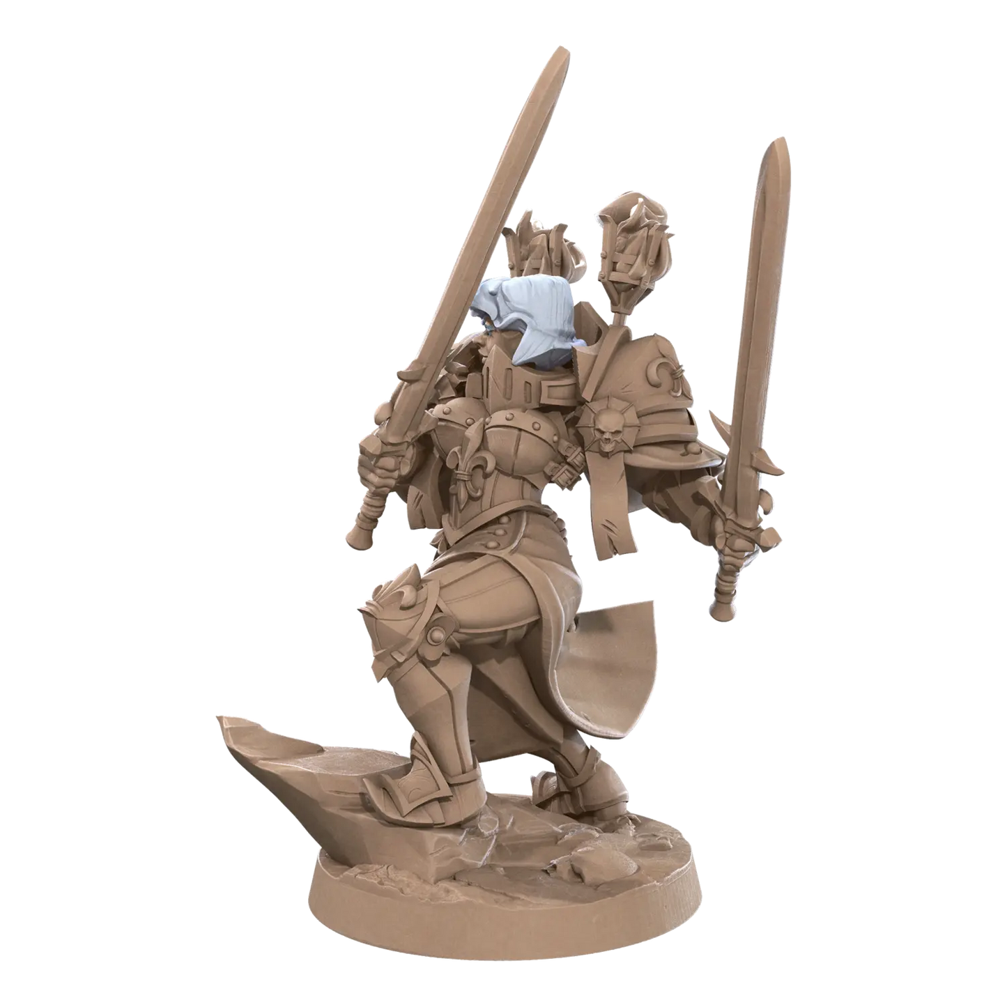 DnD Battle Sisters - Fighter - Human - Miniature - Paladin Cassandra 01 Battle Sisters - Fighter - Human - Miniature - Paladin sold by DoubleHitShop