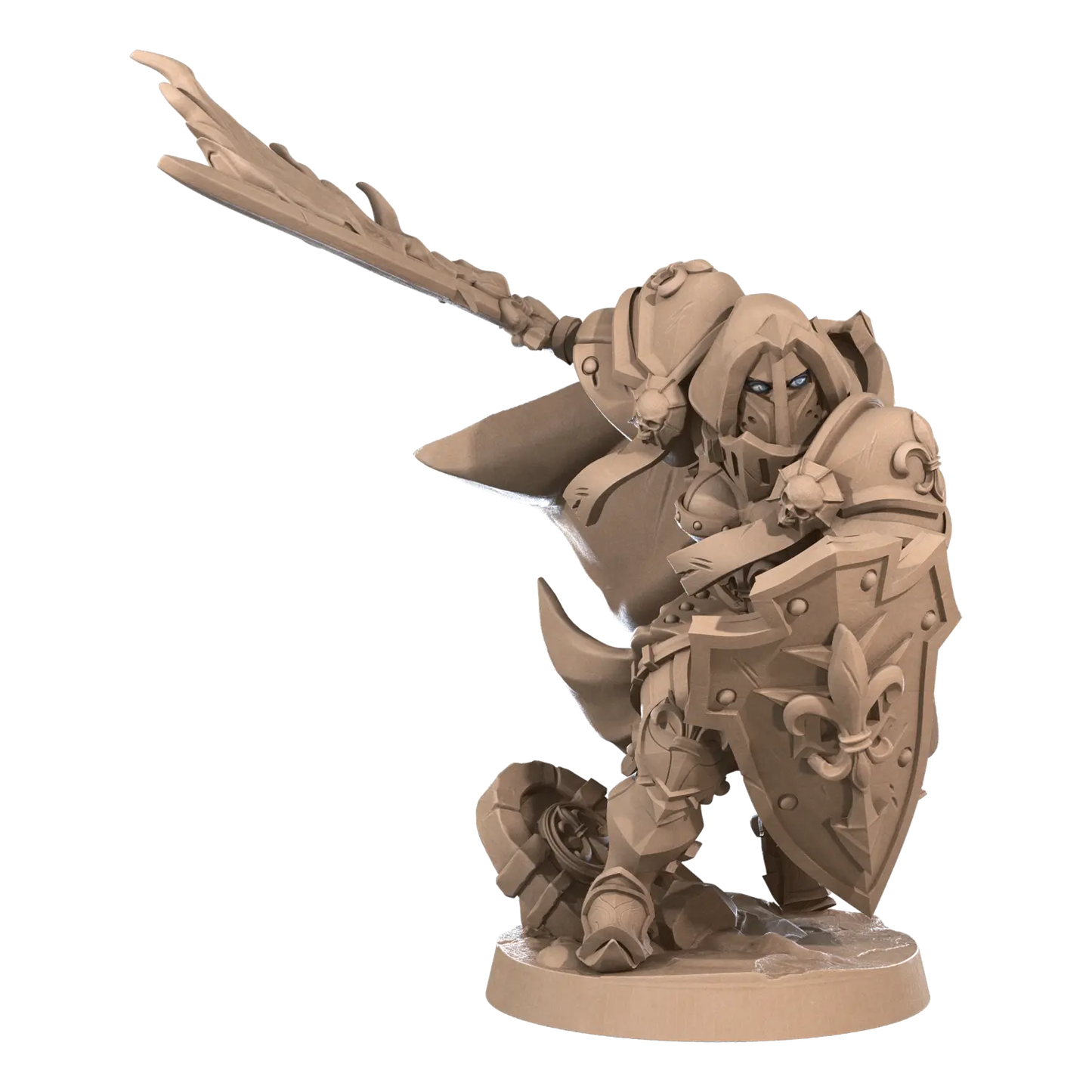 DnD Battle Sisters - Fighter - Human - Miniature - Paladin Rosalind 01 Battle Sisters - Fighter - Human - Miniature - Paladin sold by DoubleHitShop