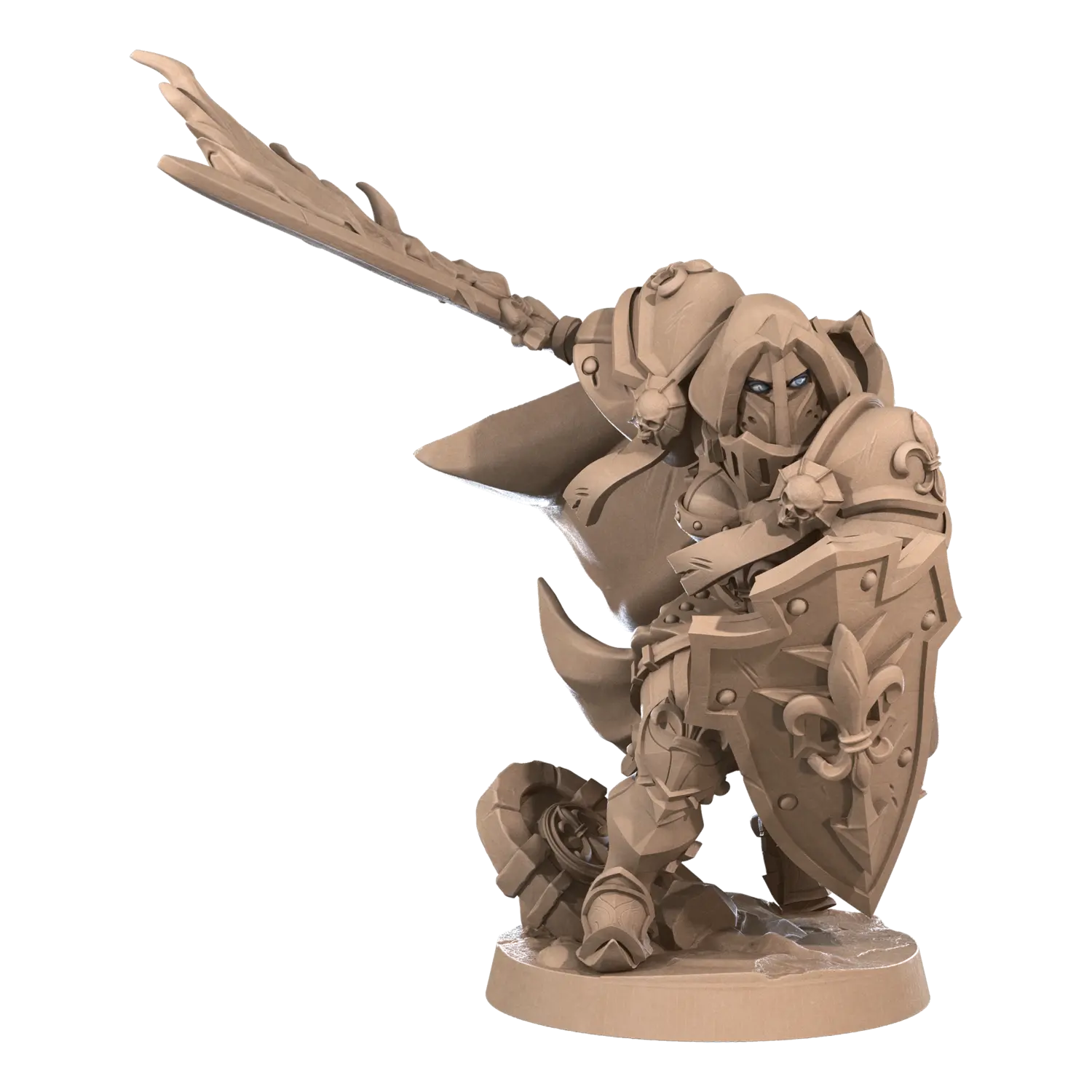 DnD Battle Sisters - Fighter - Human - Miniature - Paladin Rosalind 01 Battle Sisters - Fighter - Human - Miniature - Paladin sold by DoubleHitShop