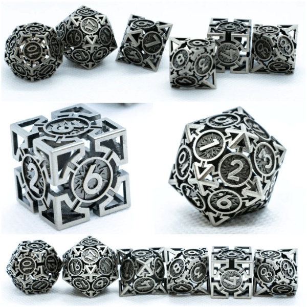 DnD Dice Set - Hollow Deadly Arrow  Dice Set - Hollow sold by DoubleHitShop