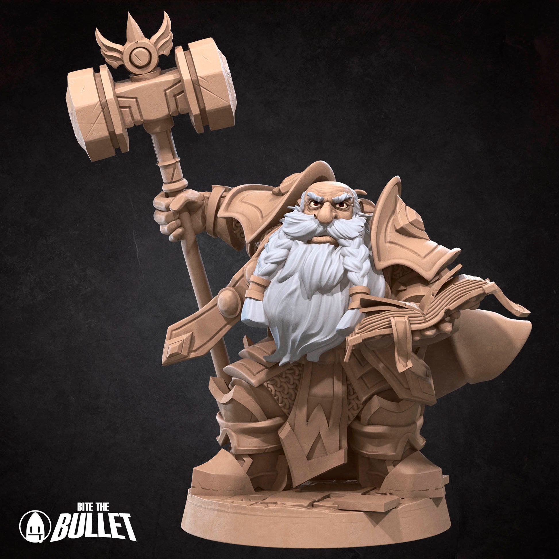 DnD Druid - Dwarf - Fighter - Miniature - Paladin - Priest - Sorcerer Dwarf High Priest  Druid - Dwarf - Fighter - Miniature - Paladin - Priest - Sorcerer sold by DoubleHitShop