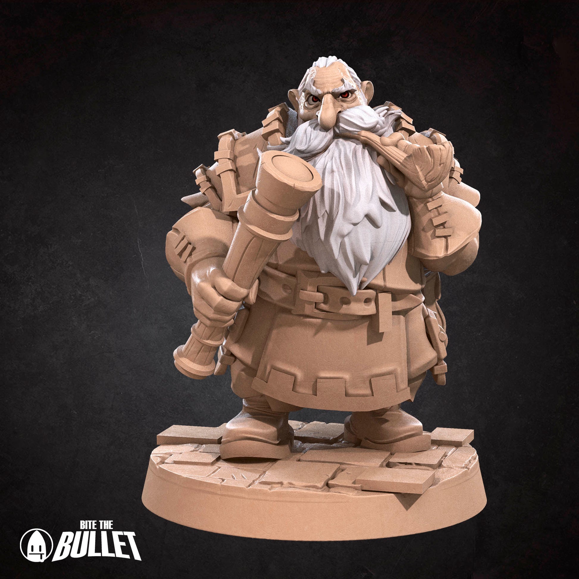 DnD Artificer - Bard - Druid - Dwarf - Fighter - Miniature - Monk - Priest Dwarf Watchman  Artificer - Bard - Druid - Dwarf - Fighter - Miniature - Monk - Priest sold by DoubleHitShop