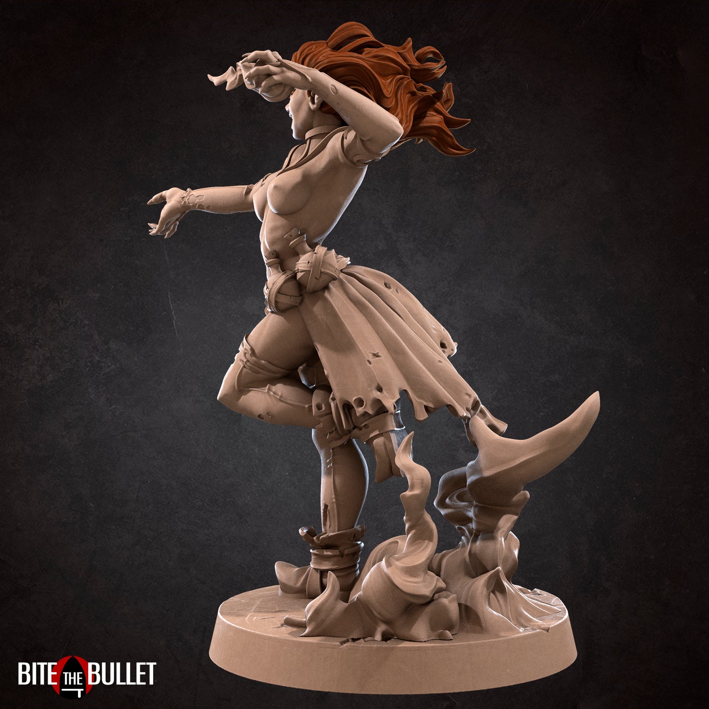 Miniature Druid Genasi Miniature Sorcerer Wizard Ember Windwhisper by Double Hit Shop