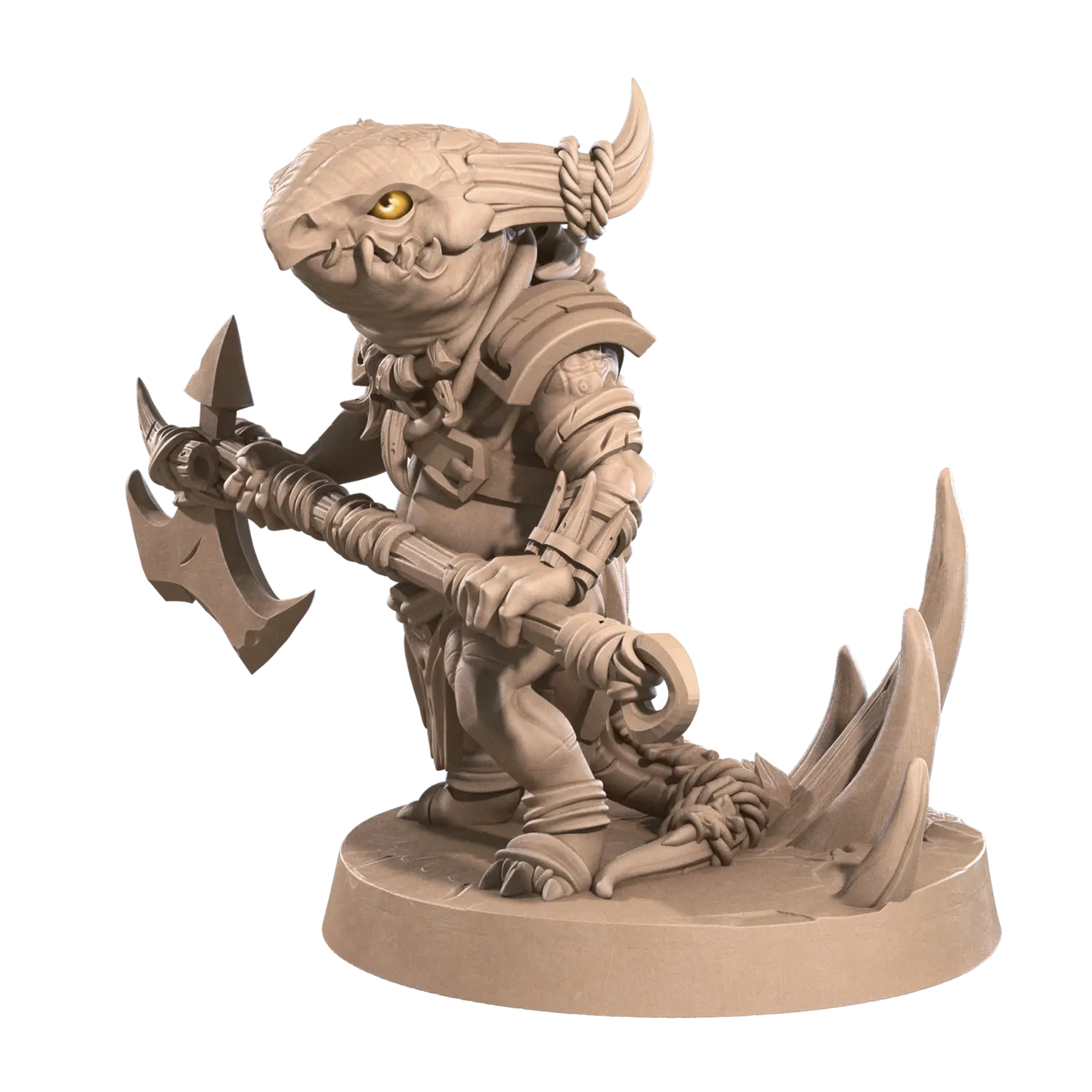 DnD Barbarian - Fighter - Kobold - Miniature - Monsters Vex  Barbarian - Fighter - Kobold - Miniature - Monsters sold by DoubleHitShop
