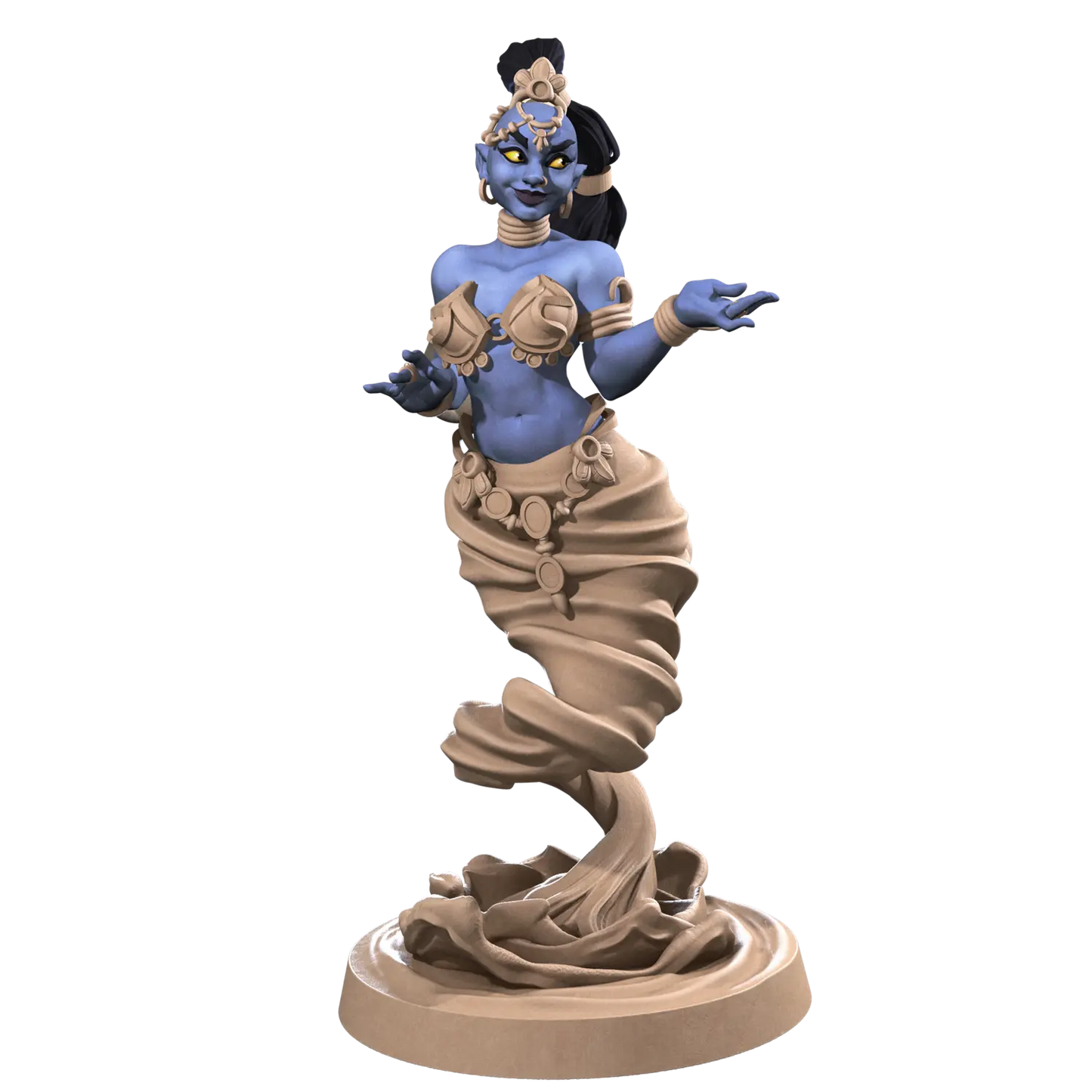 DnD Elementals - Miniature - Monsters - nsfw Jasmine, Air Djinn 02 Classic Elementals - Miniature - Monsters - nsfw sold by DoubleHitShop