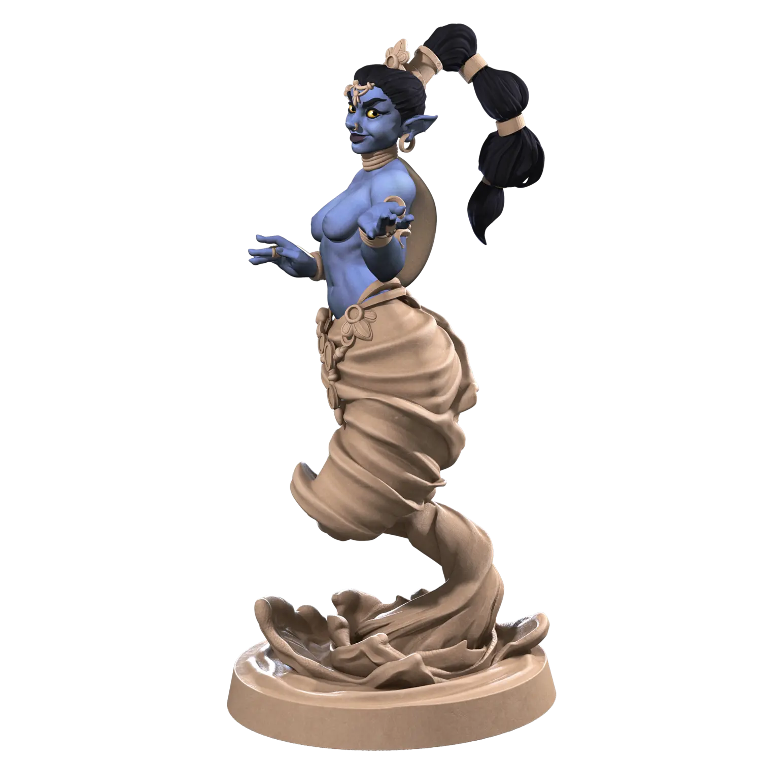 DnD Elementals - Miniature - Monsters - nsfw Jasmine, Air Djinn 01 Classic Elementals - Miniature - Monsters - nsfw sold by DoubleHitShop
