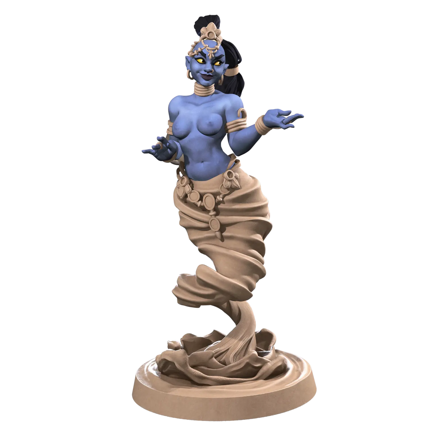 DnD Elementals - Miniature - Monsters - nsfw Jasmine, Air Djinn 02 NSFW Elementals - Miniature - Monsters - nsfw sold by DoubleHitShop