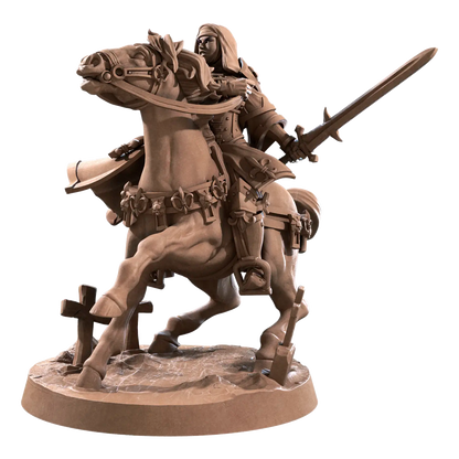 DnD Battle Sisters - Fighter - Human - Miniature - Paladin Isabella  Battle Sisters - Fighter - Human - Miniature - Paladin sold by DoubleHitShop