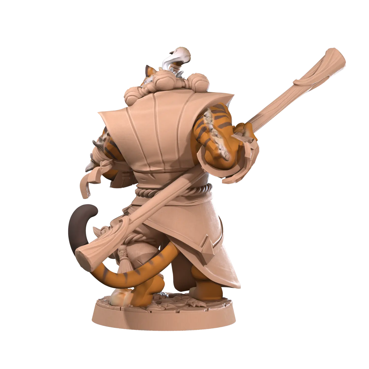 DnD Miniature - Monk - Tabaxi Ajax 01 Miniature - Monk - Tabaxi sold by DoubleHitShop
