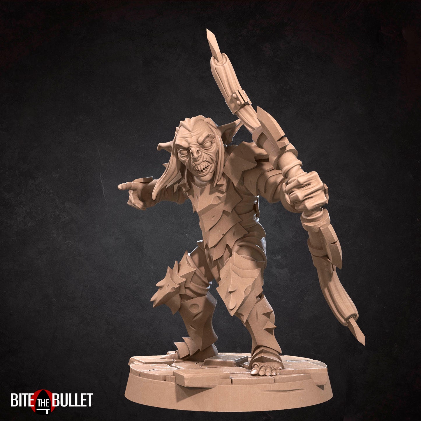 Miniature Fighter Miniature Monsters Orc Ranger Rogue Grimfang the Shadow by Double Hit Shop