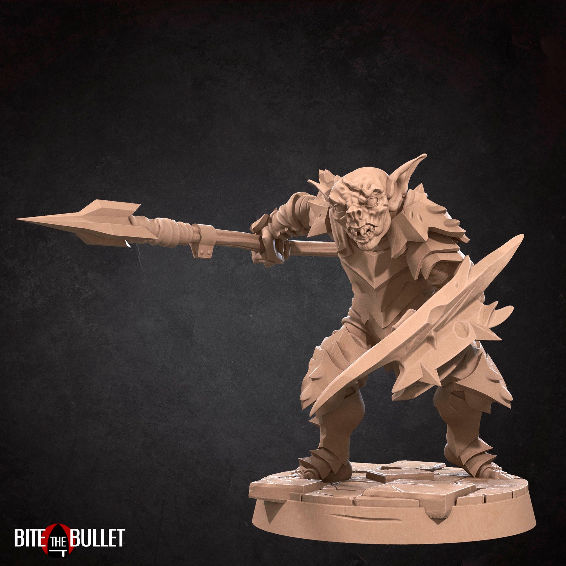 Miniature Fighter Miniature Monsters Orc Ranger Rogue Dushgoth by Double Hit Shop