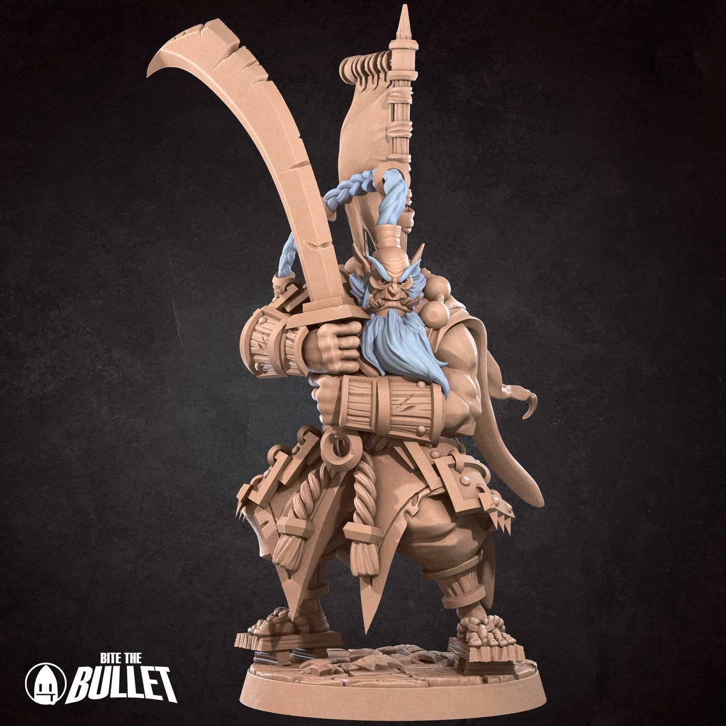 DnD Barbarian - Fighter - Miniature - Orc - Paladin Thrakka  Barbarian - Fighter - Miniature - Orc - Paladin sold by DoubleHitShop
