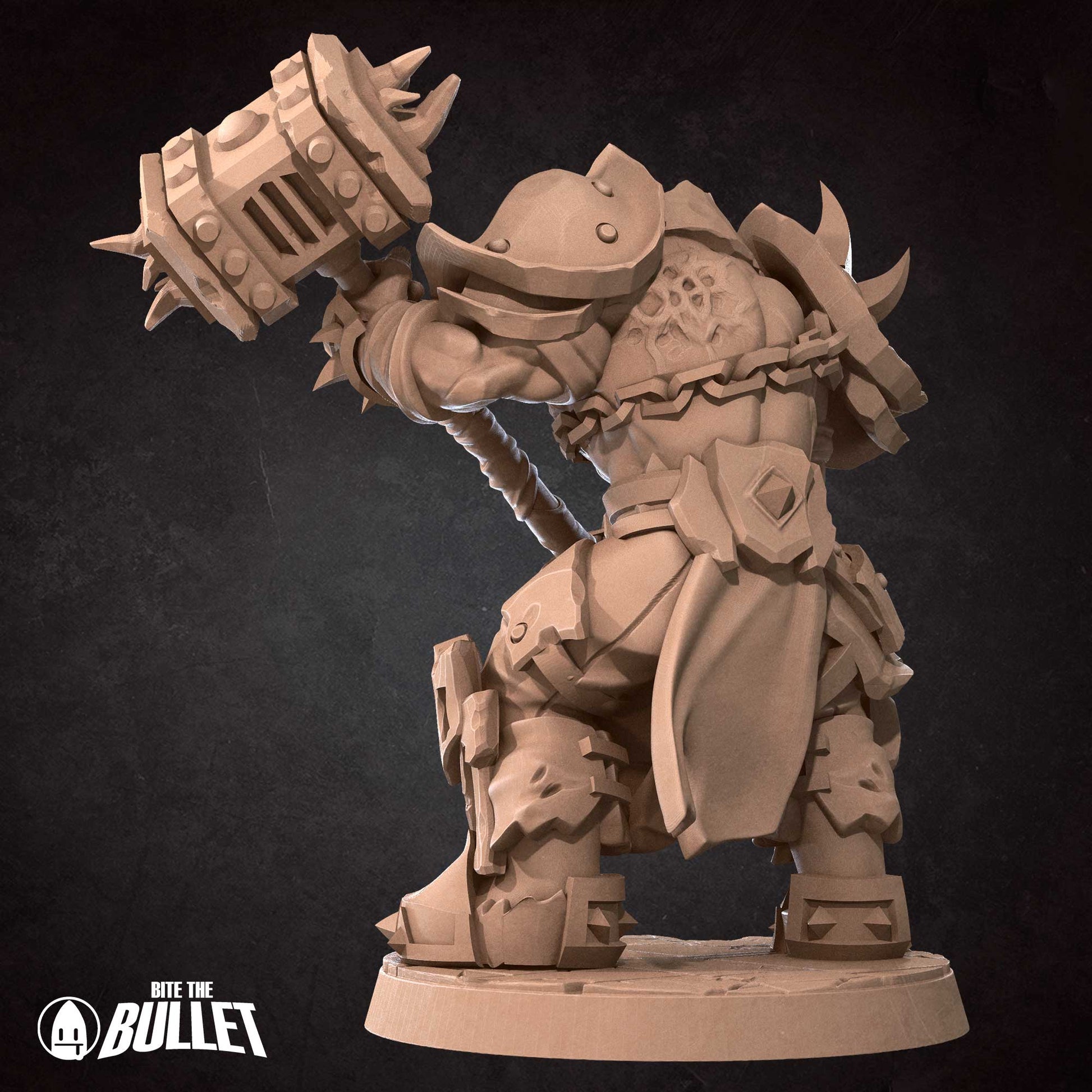 DnD Barbarian - Fighter - Miniature - Orc - Paladin Nazrak  Barbarian - Fighter - Miniature - Orc - Paladin sold by DoubleHitShop