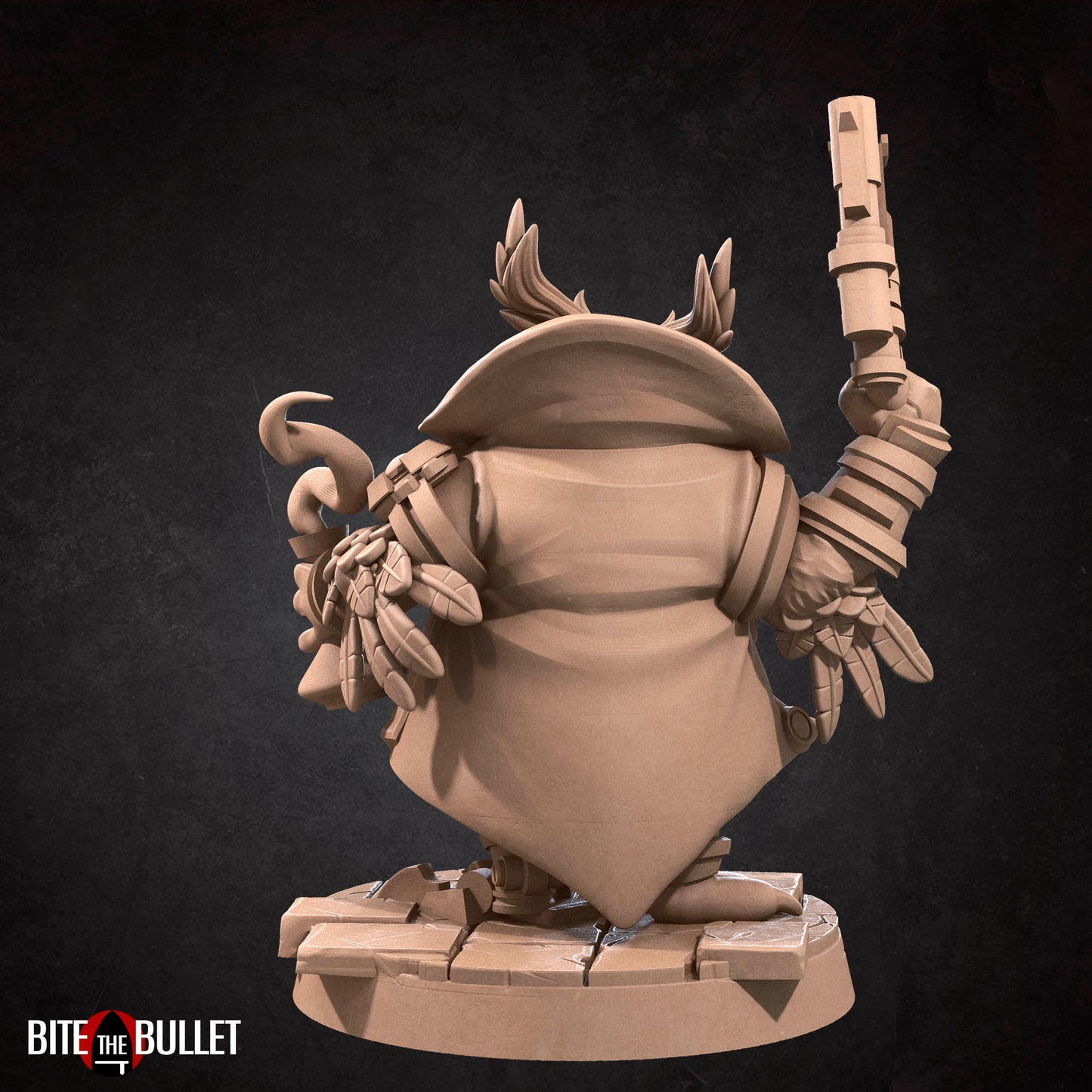 Miniature Miniature Owlfolk Ranger Orrin Gearbeak by Double Hit Shop