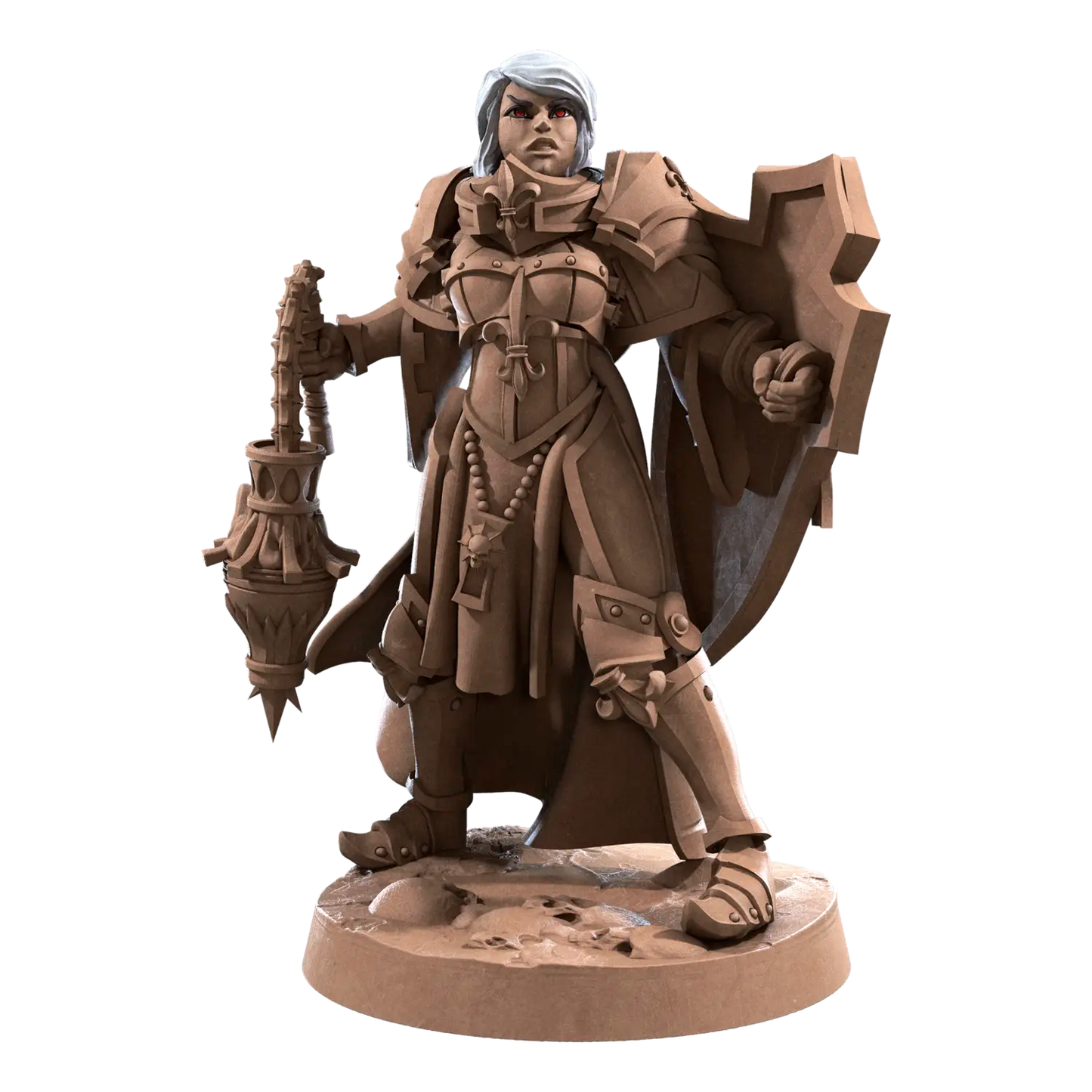DnD Battle Sisters - Fighter - Human - Miniature - Paladin Seraphina  Battle Sisters - Fighter - Human - Miniature - Paladin sold by DoubleHitShop