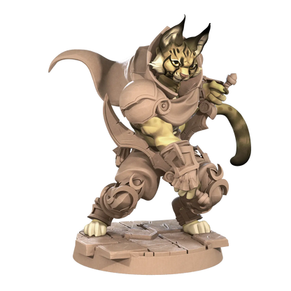 DnD Fighter - Miniature - Monk - Ranger - Rogue - Tabaxi Orion  Fighter - Miniature - Monk - Ranger - Rogue - Tabaxi sold by DoubleHitShop