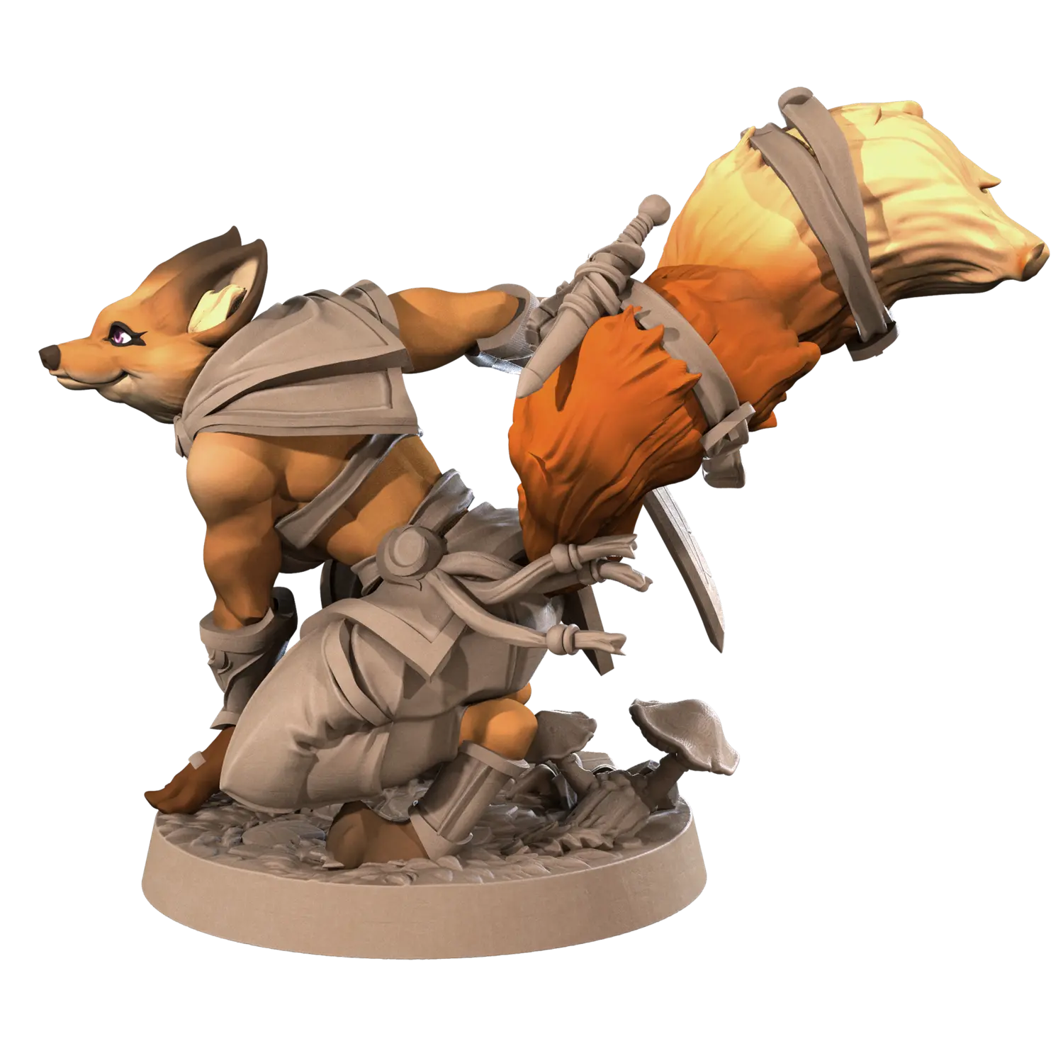 DnD Foxfolks - Miniature - Rogue Magnessa  Foxfolks - Miniature - Rogue sold by DoubleHitShop