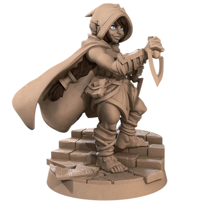 DnD Fighter - Halflings - Miniature - Monk - Ranger - Rogue Pialla  Fighter - Halflings - Miniature - Monk - Ranger - Rogue sold by DoubleHitShop