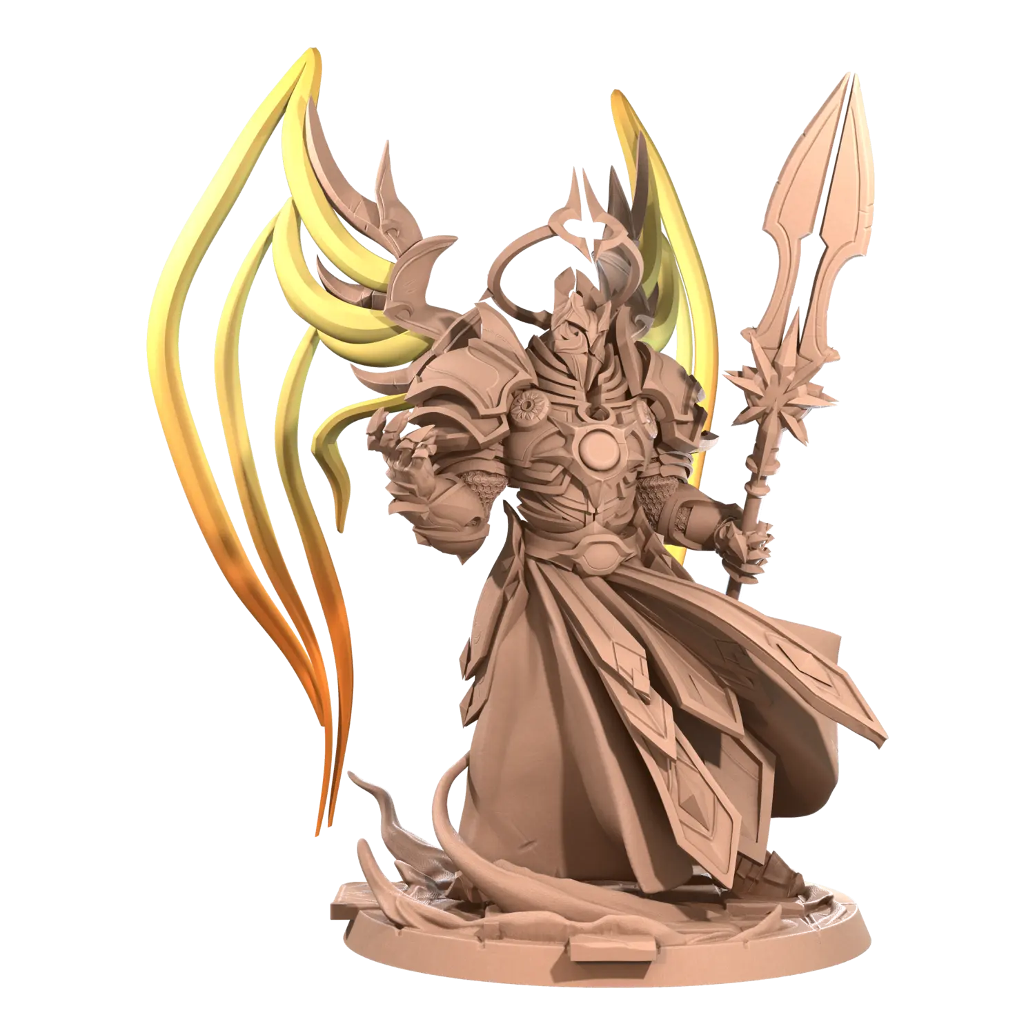 DnD Angel - Fighter - Miniature - Paladin - Serapfims Michael, Seraphim of Valor  Angel - Fighter - Miniature - Paladin - Serapfims sold by DoubleHitShop