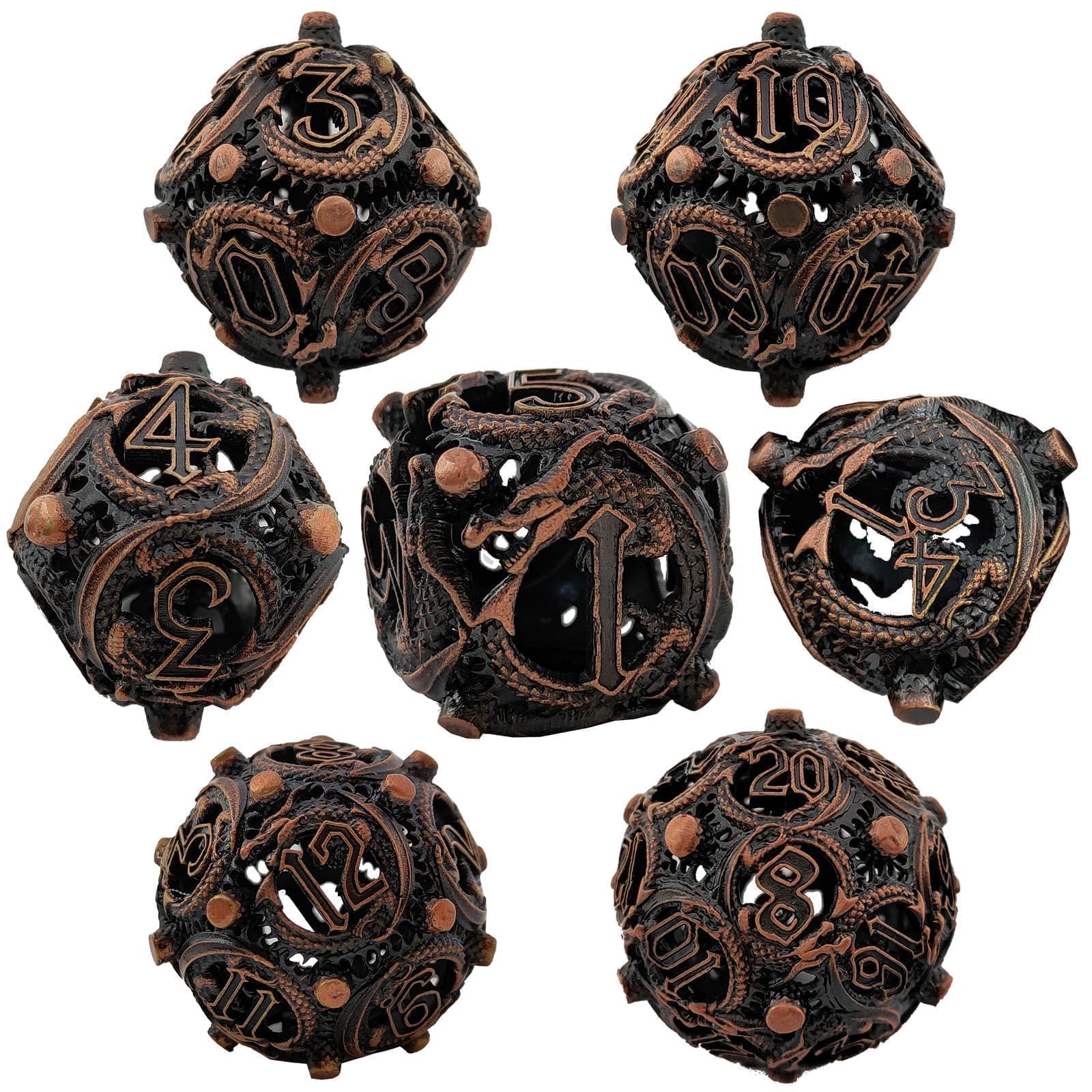 DnD Dice Set - Hollow Ancient Dragon  Dice Set - Hollow sold by DoubleHitShop