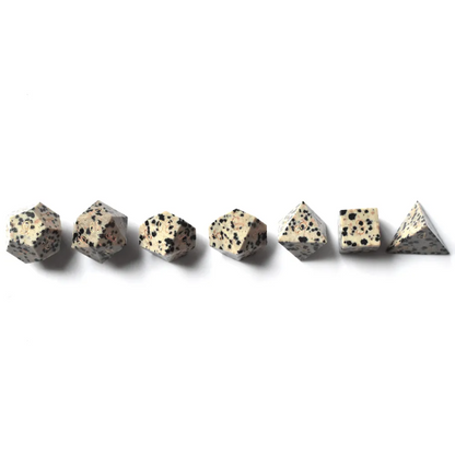 DnD Dice Set - Gemstone Speckled Stone  Dice Set - Gemstone sold by DoubleHitShop