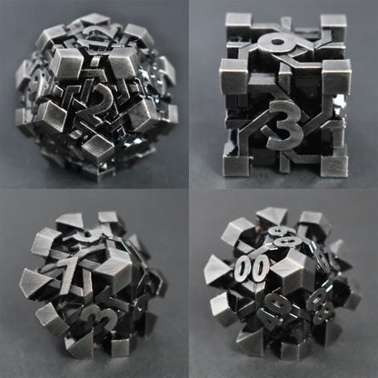 DnD Dice Set - Metal Rubik's Сube  Dice Set - Metal sold by DoubleHitShop