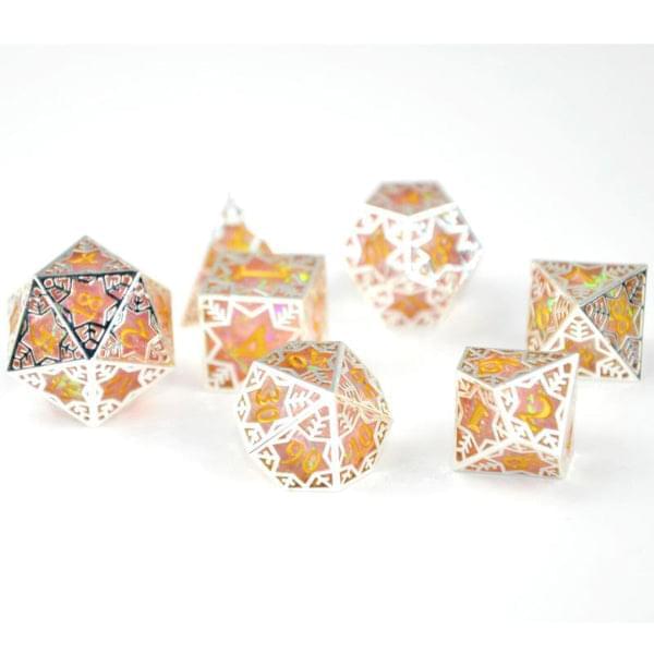 DnD Dice Set - Resin Gilded Luck  Dice Set - Resin sold by DoubleHitShop