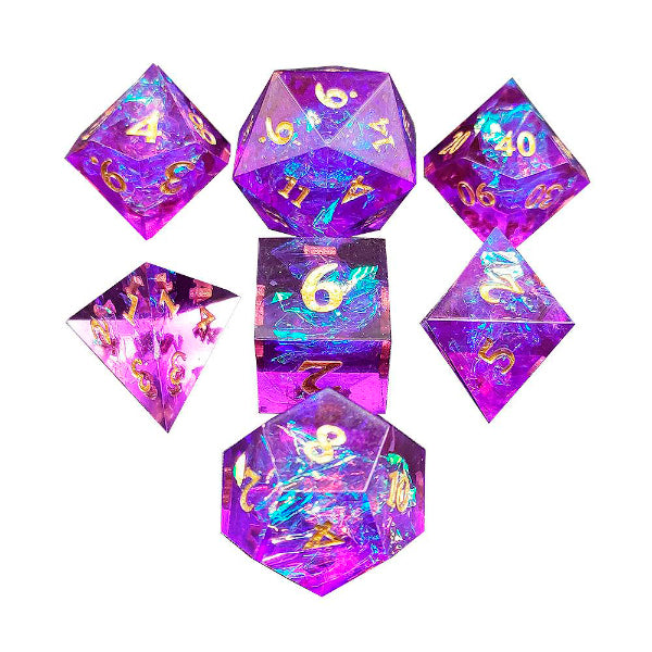 DnD Dice Set - Resin Space Nebula  Dice Set - Resin sold by DoubleHitShop